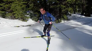 Modern V1 Technique: Cross Country Skiing uphill more easily!