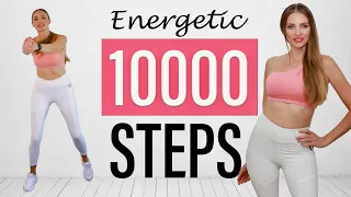 10000 Energetic Steps / 10k Step Sweaty Challenge / Walking Workout