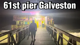 Fishing at 61st pier in Galveston ,Tx *Tournament*