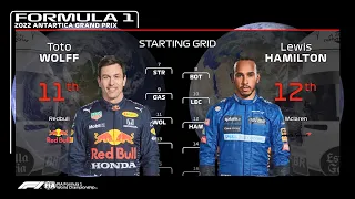 Formula One Starting Grid BUT in PARALLEL UNIVERSE !!!