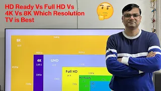 What is the difference between 1080p and 4k |HD Ready Vs Full HD Vs UHD Vs 4K Vs 8K which TV is best