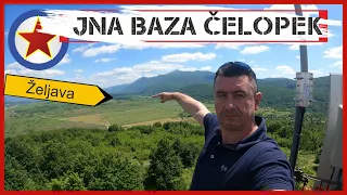 Baza Čelopek - pogled na Željavu