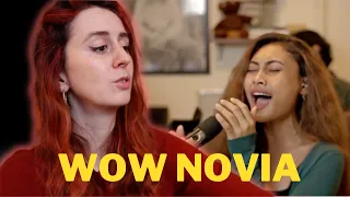 Reaction to Novia Bachmid - This Mountain (Faouzia Cover)