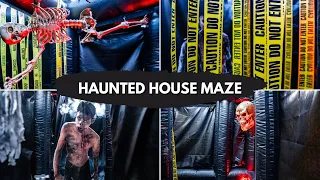 MEGA Maze: A Spooky Portable Inflatable Haunted House Experience for Halloween & Harvest Events 💀👻🕷️