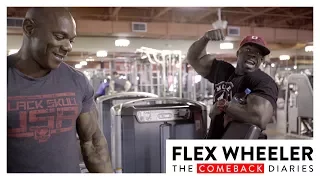 Flex Wheeler Training Legs With Kali Muscle 8 Weeks Out From Olympia | Flex Wheeler Comeback Diaries