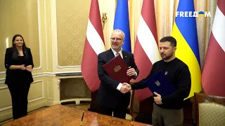 Зеленский и Левитс подписали совместную декларацию: кадры церемонии