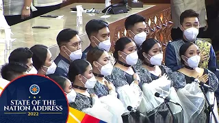 Samiweng Singers sings national anthem at SONA 2022 | ABS-CBN News