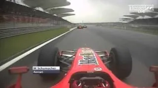 F1 Onboard Highlights | F1 2006 - R16 - Chinese Grand Prix