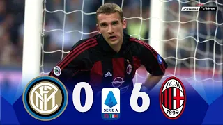 Inter 0 x 6 Milan ● Serie A 2000/01 Gol e Highlights HD