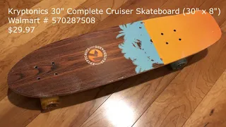 Kryptonics 28" Complete Cruiser vs Kryptonics 30" Complete Cruiser