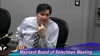 The Maynard Board of Selectmen Meeting of June 5, 2018
