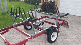 Harbor Freight Folding Kayak Trailer