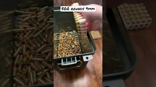 500 rounds 9mm. Yes this ammo can is huge. #shorts #subscribe #viral #trending #edc #youtubeshorts