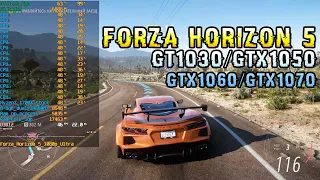 Forza Horizon 5 - GT1030/GTX1050/GTX1060/GTX1070 | Ryzen 7 1700X | 1080p | На слабом ПК