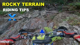 How to ride rocky terrain on dirt bikes︱Cross Training Enduro