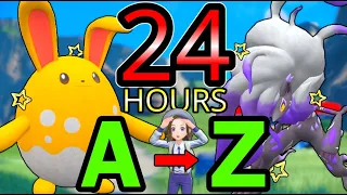 24 HOURS to catch the SHINY ALPHABET in Pokémon Scarlet & Violet