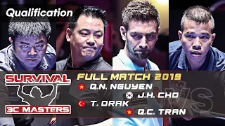 Qualification - Q.N.NGUYEN vs J.H.CHO vs T.ORAK vs Q.C.TRAN (Istanbul Survival Masters 2019)