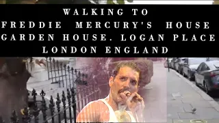 A walk to Freddie Mercury's final home Garden Lodge Kensington London | RIP Legend