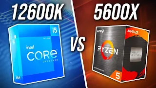 12600K vs 5600X - Intel Destroys AMD For Less $$$!