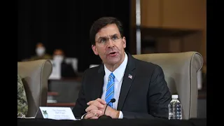 Defense Secretary Mark Esper's ominous warning to China | FULL EVENT