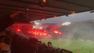 Celtic Fans Pyro Display | League Cup Champions #celticfans #greenbrigade