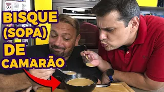 Receita de Bisque de camarão com Ale Oliveira e Chef Benedetti - Inimigos da Balança