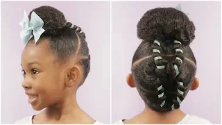 Hairstyle with Ribbon | Cute Hairstyle for Girls