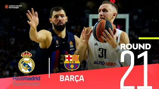 Musa inspires Real Madrid in El Clasico OT! |  Round 21, Highlights | Turkish Airlines EuroLeague