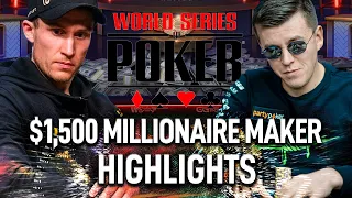 WSOP 2020 Final Table $1,500 MILLIONAIRE MAKER  DVORESS | FILATOV | KAISER bCp Poker Highlights