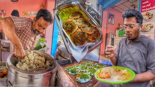 Early Morning Breakfast in Chennai | Only Rs.15/- ($0.18) | Masala Uttapam | Street Food India