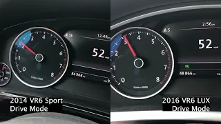 2014 vs 2016 VW Touareg Shifting