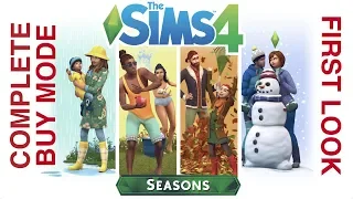 Sims 4: Seasons - Exclusive Buy Mode Catalog Complete Overview - Seasons First Look