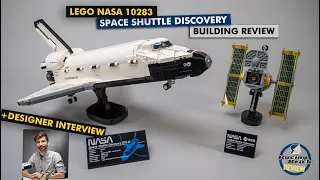 LEGO 10283 NASA Space Shuttle Discovery designer interview & detailed building review