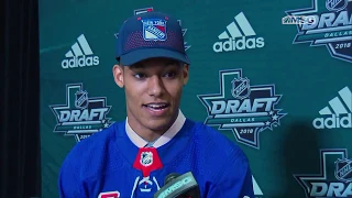 K'Andre Miller Ecstatic to Be Headed to the Blueshirts | New York Rangers | MSG Networks