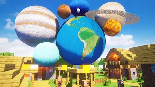 Planets vs Minecraft Village #1 | Teardown