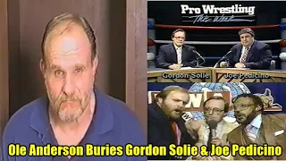 Ole Anderson Buries Gordon Solie & Joe Pedicino