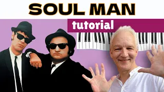 Soul Man, Piano Tutorial, Blues Brothers Classic