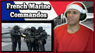 US Marine reacts to French Marine Commandos