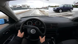 2000 Volkswagen Golf IV Variant 1J5 1.9 TDI 90 Hp | POV Test Drive