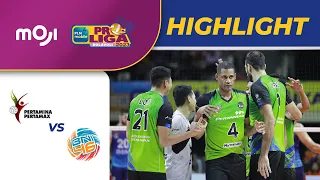 Jakarta Pertamina Pertamax VS Jakarta BNI 46 (3-1) | Highlight PLN Mobile Proliga 2023