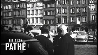 Mr Stewart Arrives For Talks In Poland   (1965)