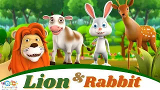 Rabbit and Lion story in English | Stories For Kids | Moral Stories For Kids In English