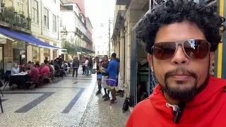 Capoeira na Europa/Apresentação de rua em Portugal 🇵🇹 💈🇧🇷