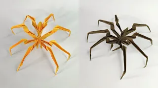 Origami SPIDER | How to make a paper spider tutorial