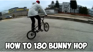 How to 180 bunny hop BMX/MTB - Как сделать банни-хоп 180 на BMX | VeloRiders.33