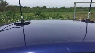 Using 2 Ampro HF Mobile Whips on One Car
