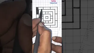 Drawing geometric design #drawing😎😎 #shorts #drawing #art #drawingshorts #Zentangle Patterns