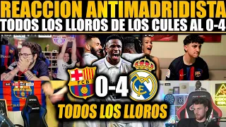 ASÍ RABIARON LOS ANTIMADRIDISTAS CON EL BARÇA 0 REAL MADRID 4 ¡LLOROS INFINITOS Y RETRATADOS!