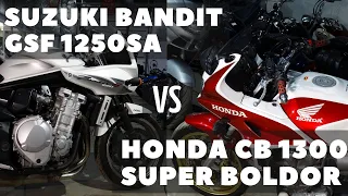 Honda CB1300SF vs Suzuki GSF1250SA Bandit. Противостояние флагманов!