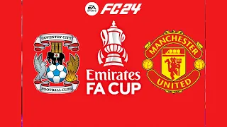 FC 24 | Coventry City vs Manchester United - FA Cup Semi-Final 2024 - PS5™ Full Gameplay